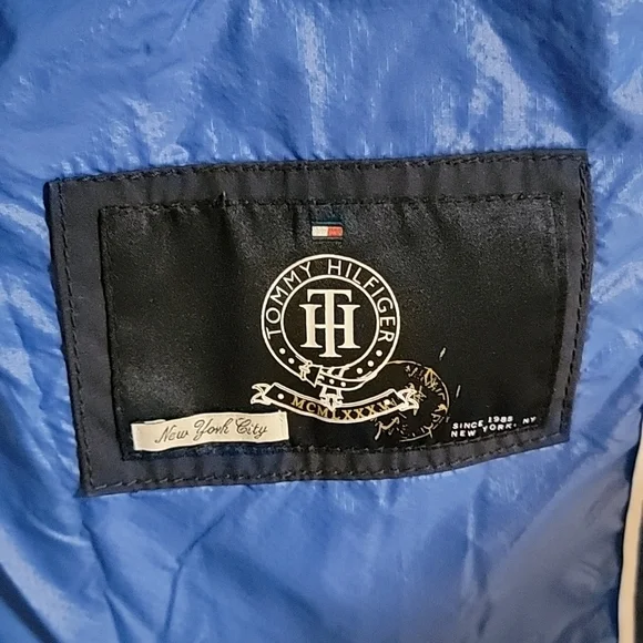 Tommy Hilfiger Light Zip Navy Blue Jacket - Picture 5 of 8